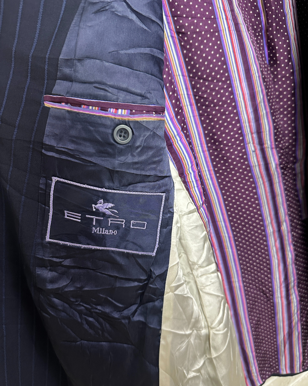 Etro Milano Wool Blazer Made in Italy 52