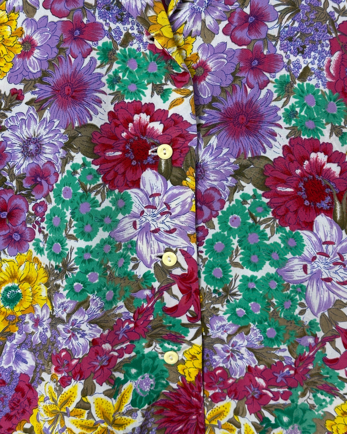 Vintage Floral Shirt - Women's 2XL