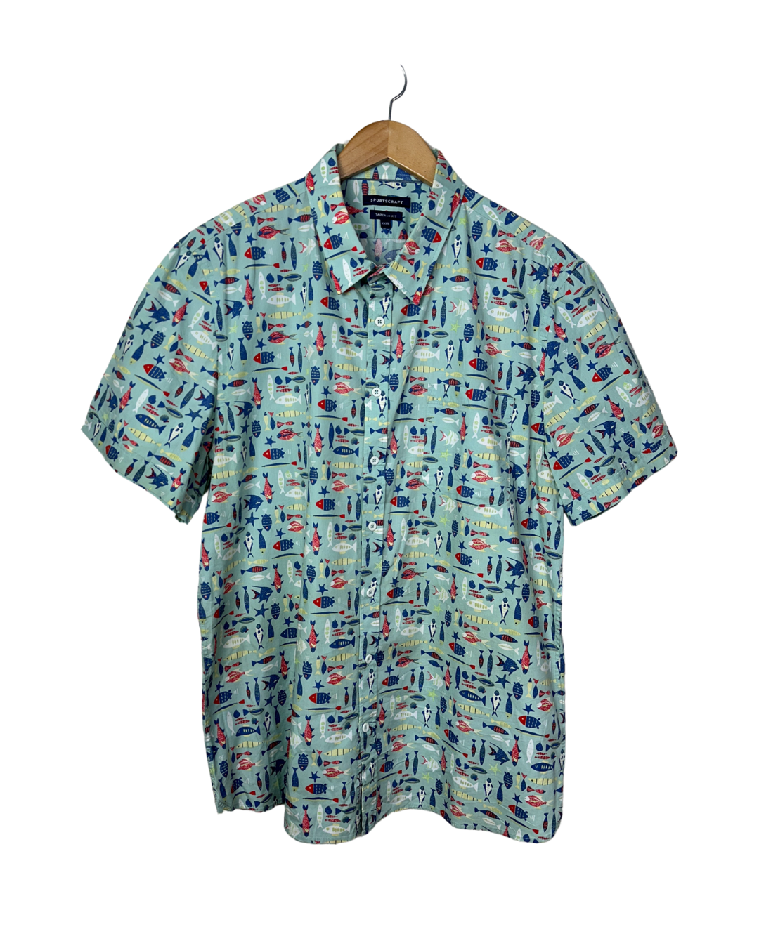 Sportscraft Fish Pattern. Shirt 3XL