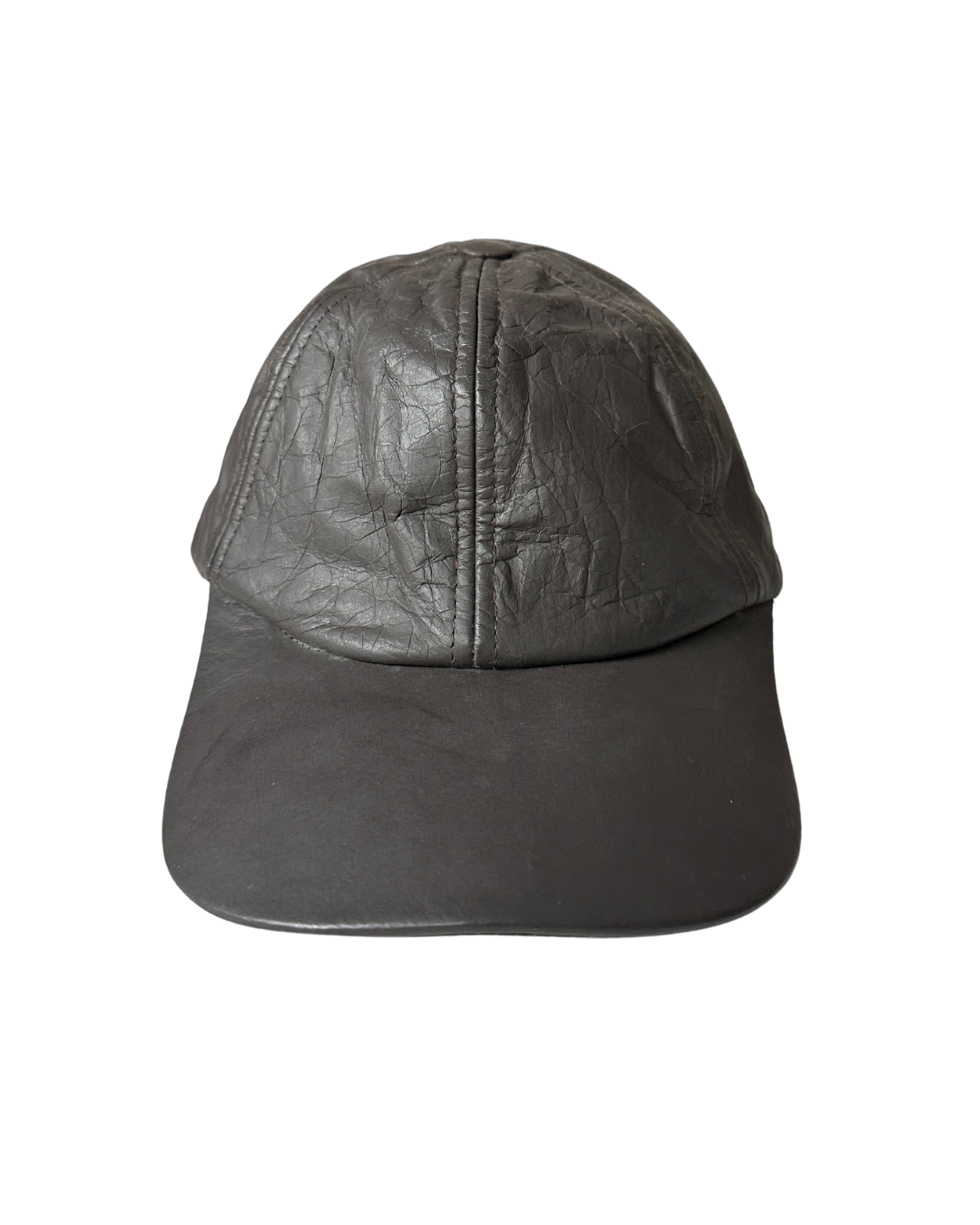 Brand New Mongo Genuine Leather Baseball Cap