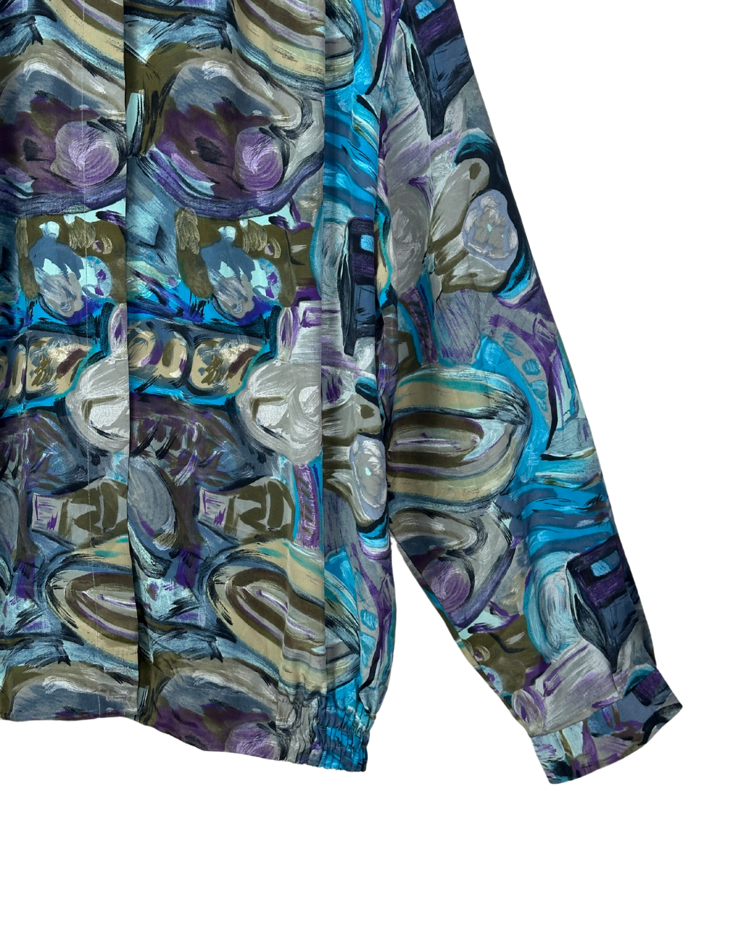 Vintage Bold Abstract Long-Sleeve Women's Shirt
