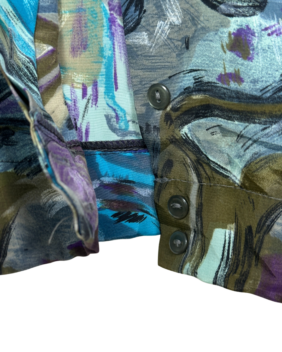 Vintage Bold Abstract Long-Sleeve Women's Shirt