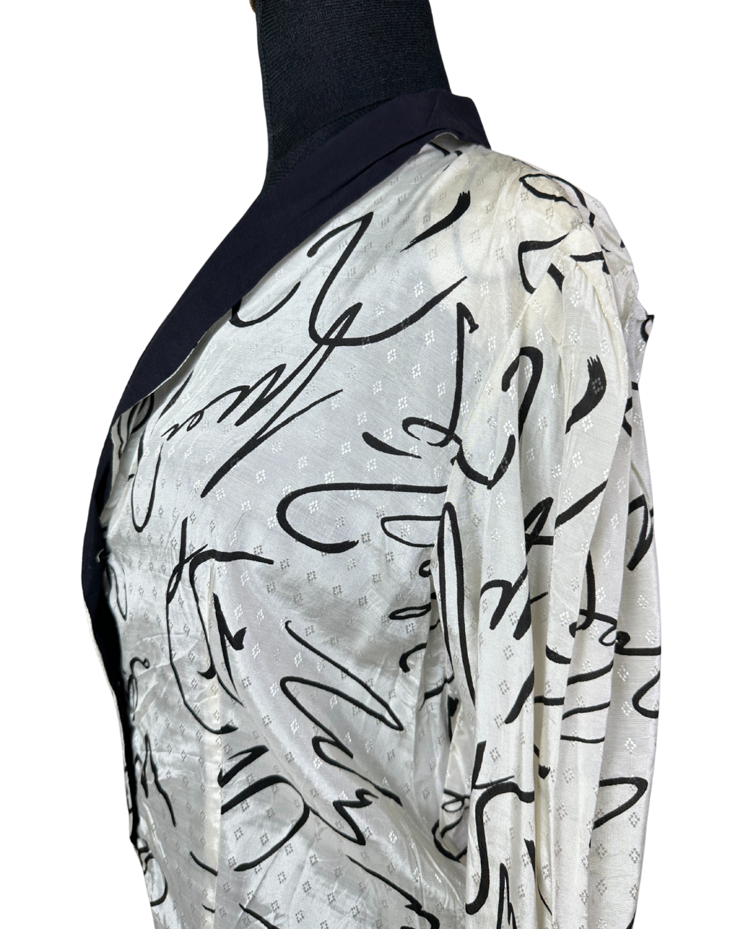 Vintage 80s Blouse Large