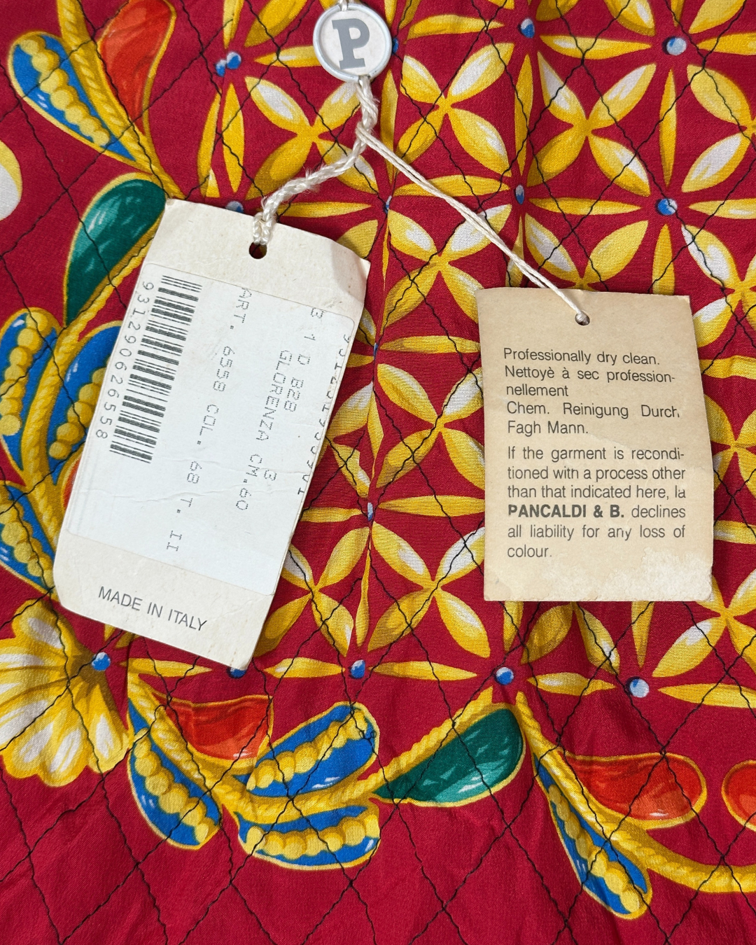 Vintage Deadstock 80's Pancaldi & B Co-Ord Set