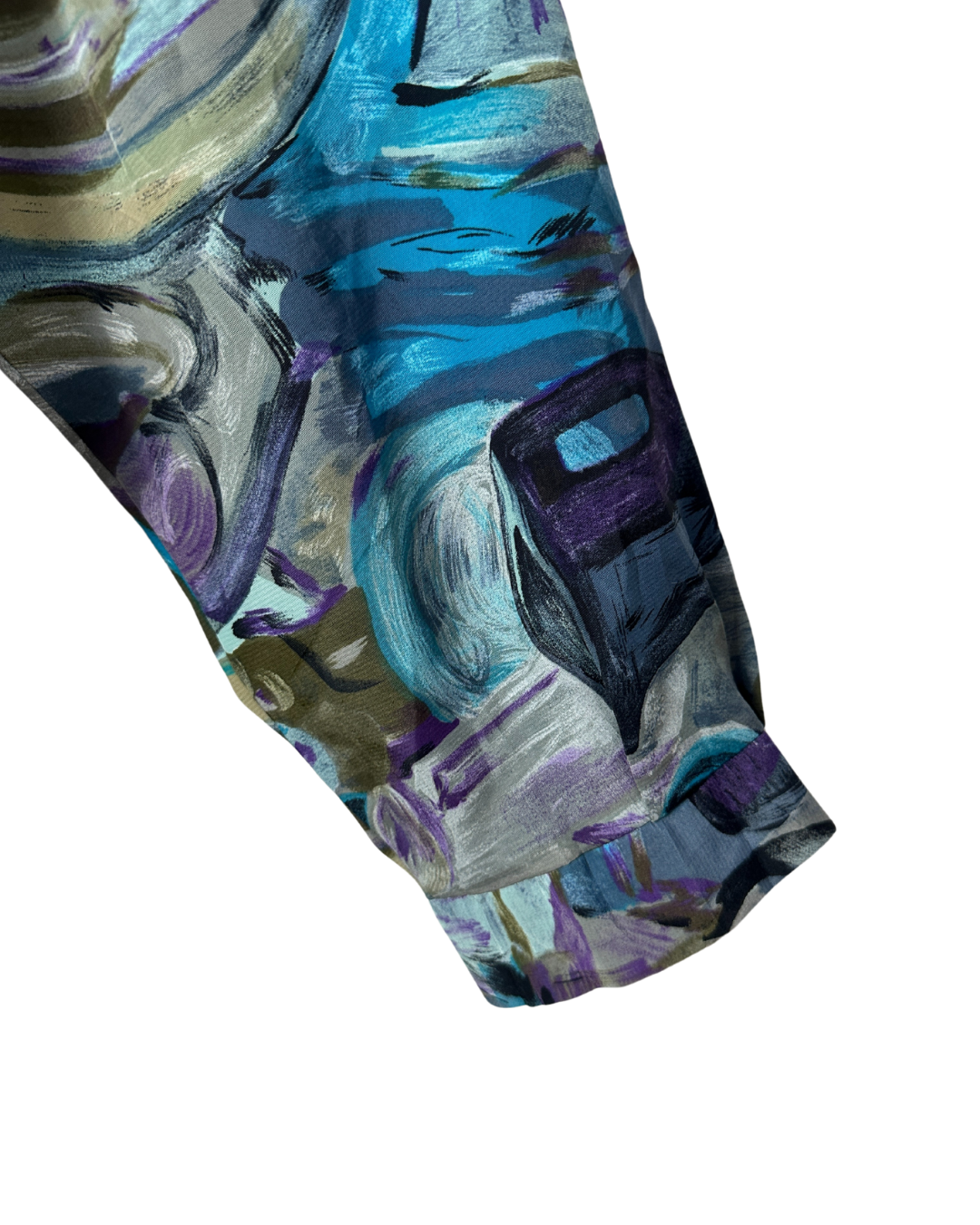 Vintage Bold Abstract Long-Sleeve Women's Shirt