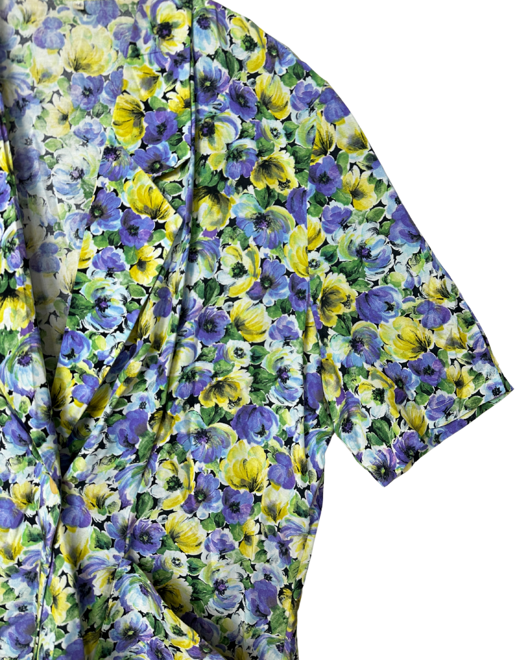 Vintage Christine Laure Floral Blouse Made in France - Women's XL