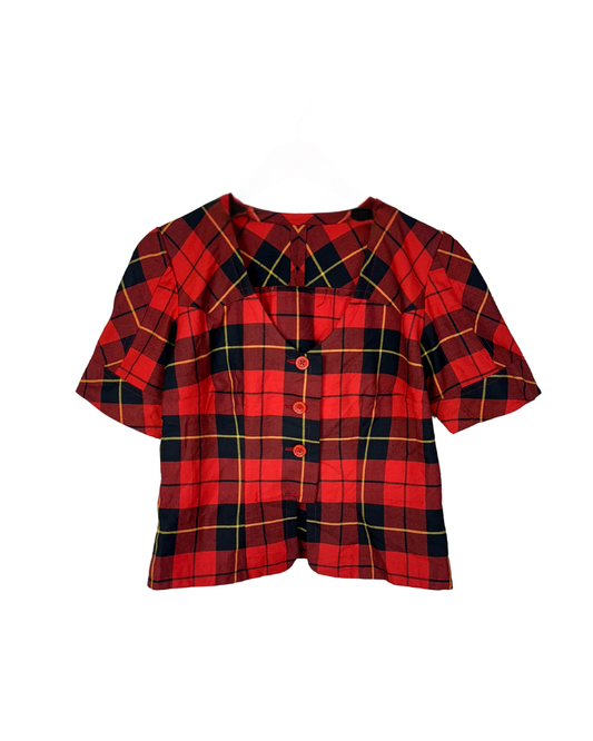 Vintage Plaid Co-ord Set