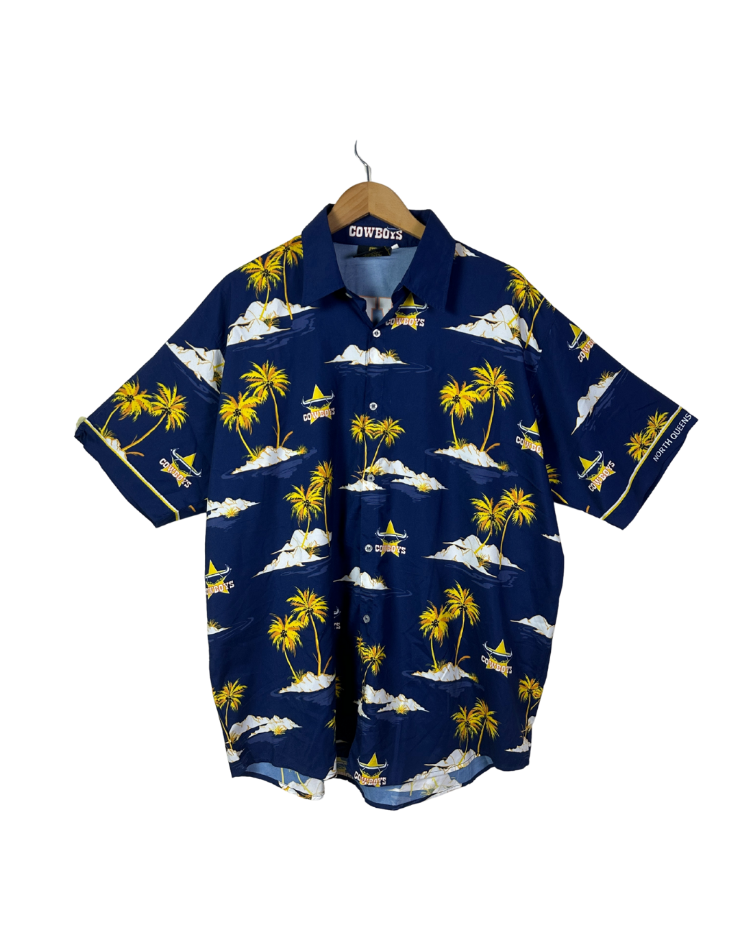 NRL North Queensland Cowboys Hawaiian Men's Shirt 4XL