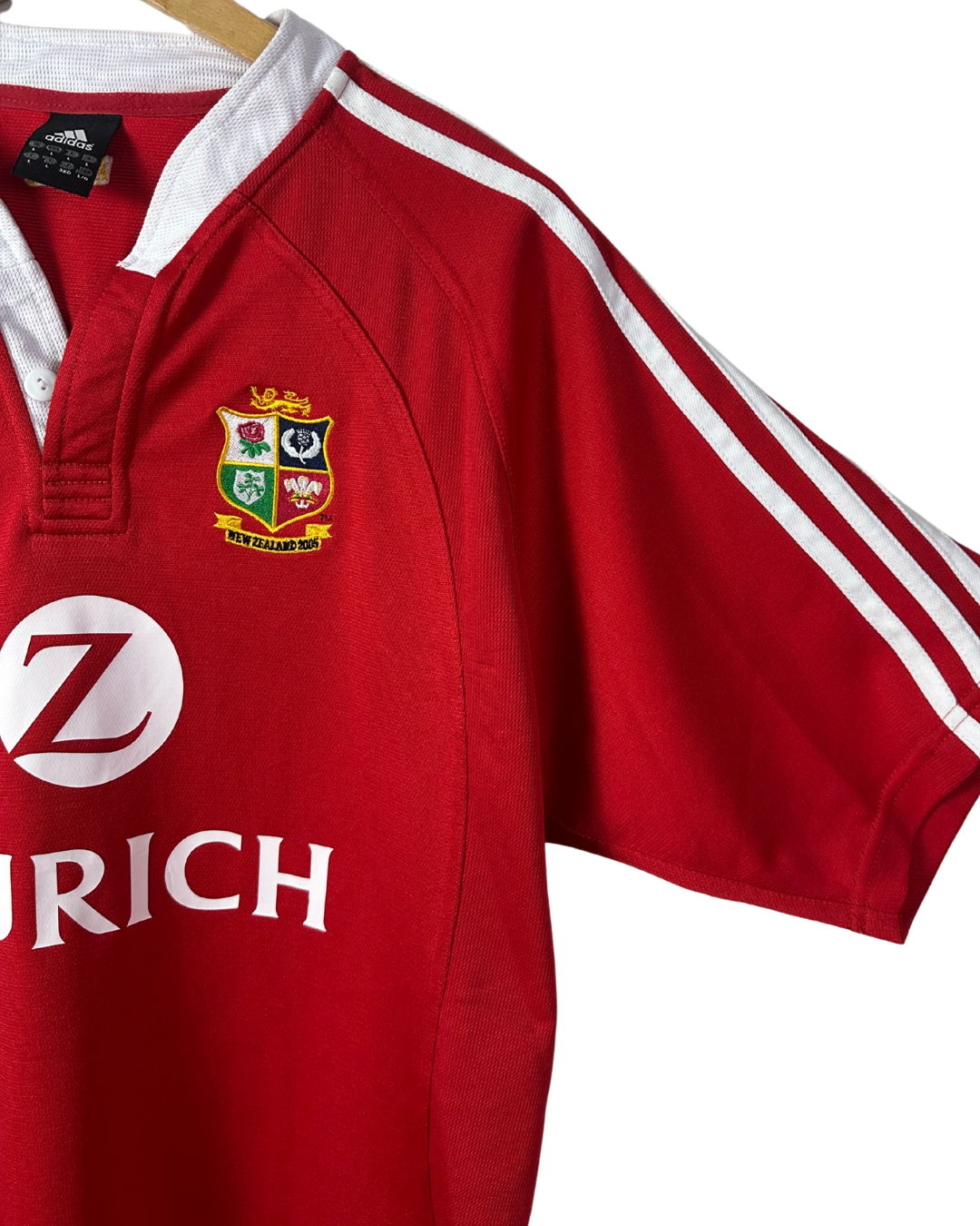 Vintage 2004/2005 Adidas New Zealand British Irish Lions Rugby Union Jersey Large