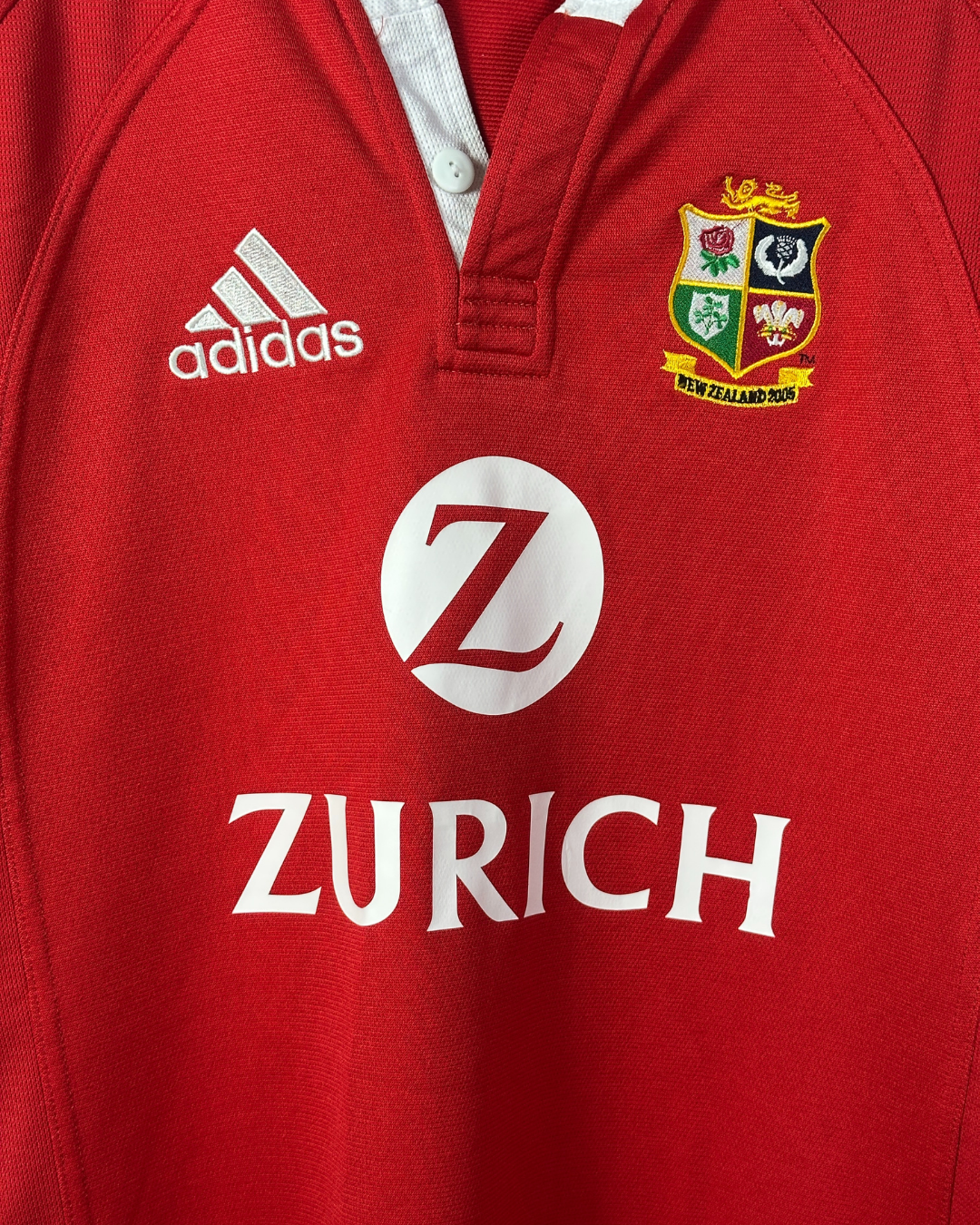Vintage 2004/2005 Adidas New Zealand British Irish Lions Rugby Union Jersey Large