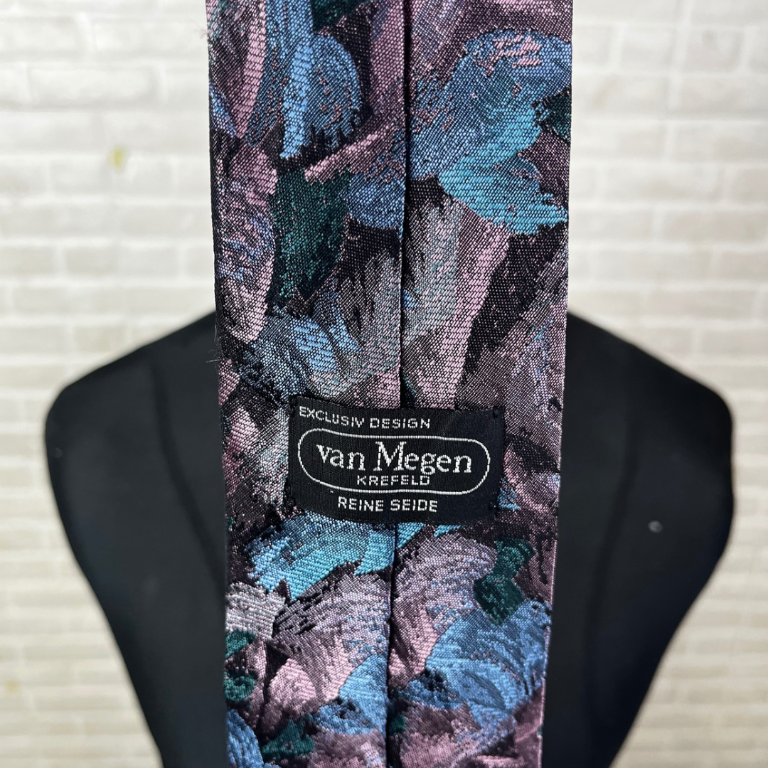 Vintage van Megen Silk Necktie 9.5 cm