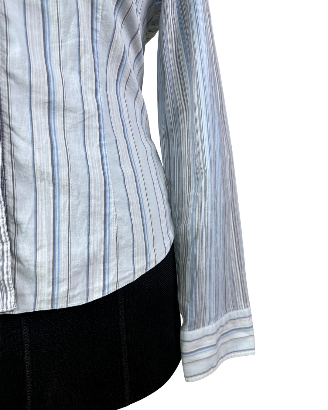 Staccato Striped Fitted Women's Shirt Medium