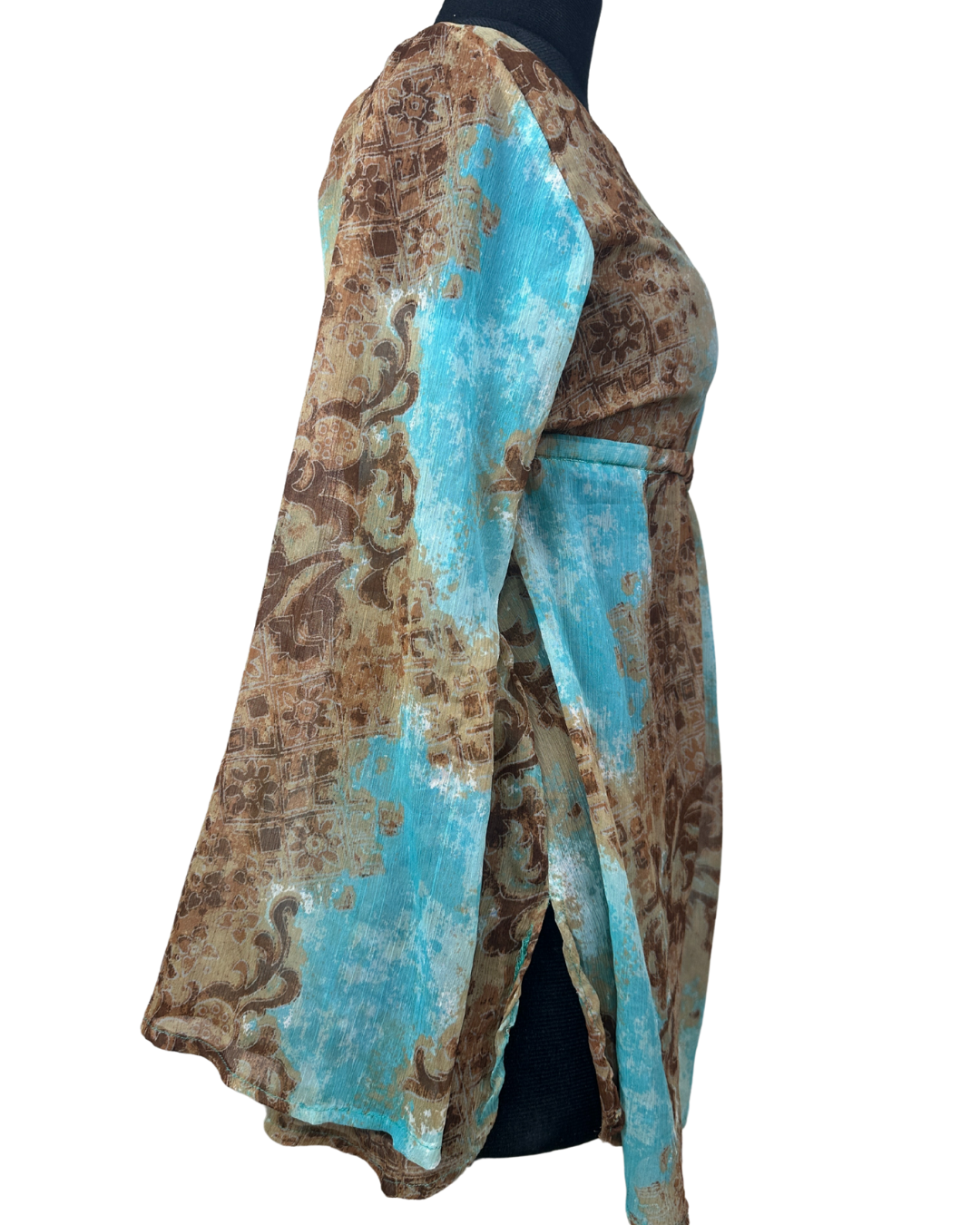 Y2K Boho Empire Waist Top Medium/Large