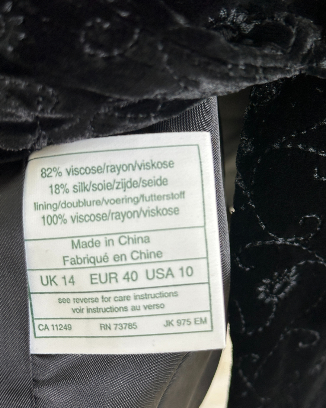 Laura Ashley Velvet Blazer-Style Blouse