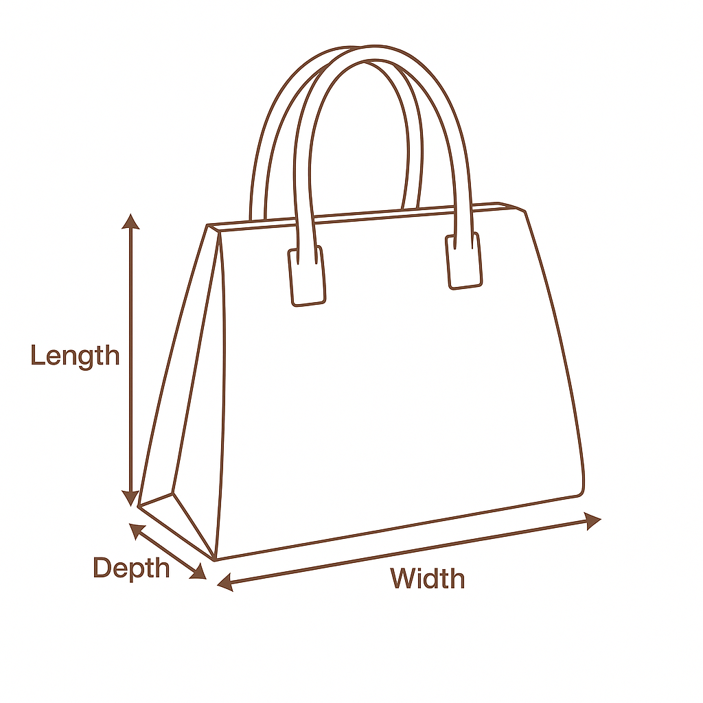 MNG Accessories Black Genuine Leather Tote Bag with Front Pockets