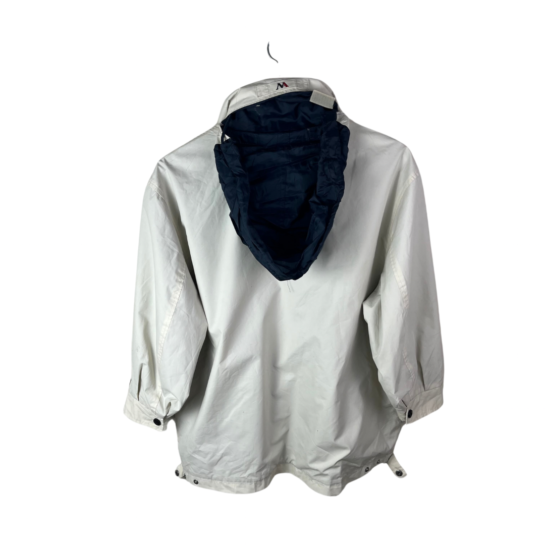 Biaginni White Jacket with Foldable HoodXL