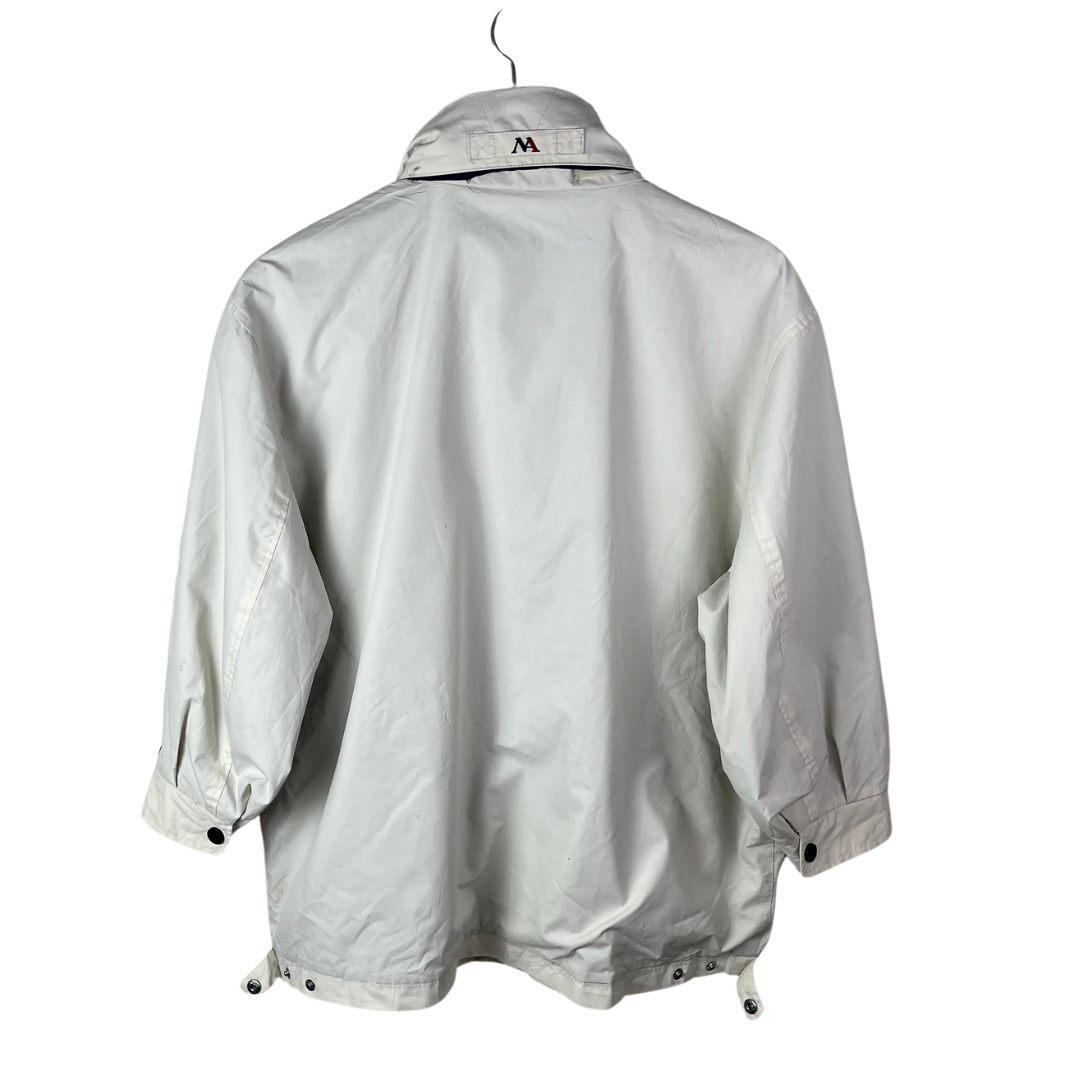 Biaginni White Jacket with Foldable HoodXL