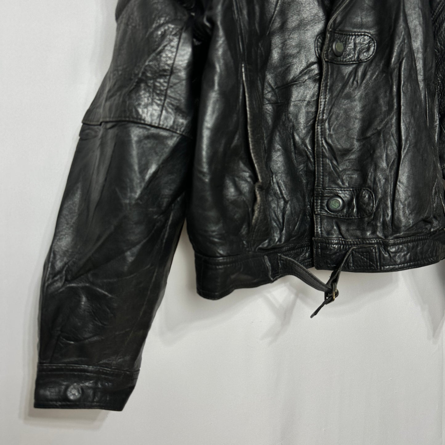 Vintage Genuine Leather Jacket Large