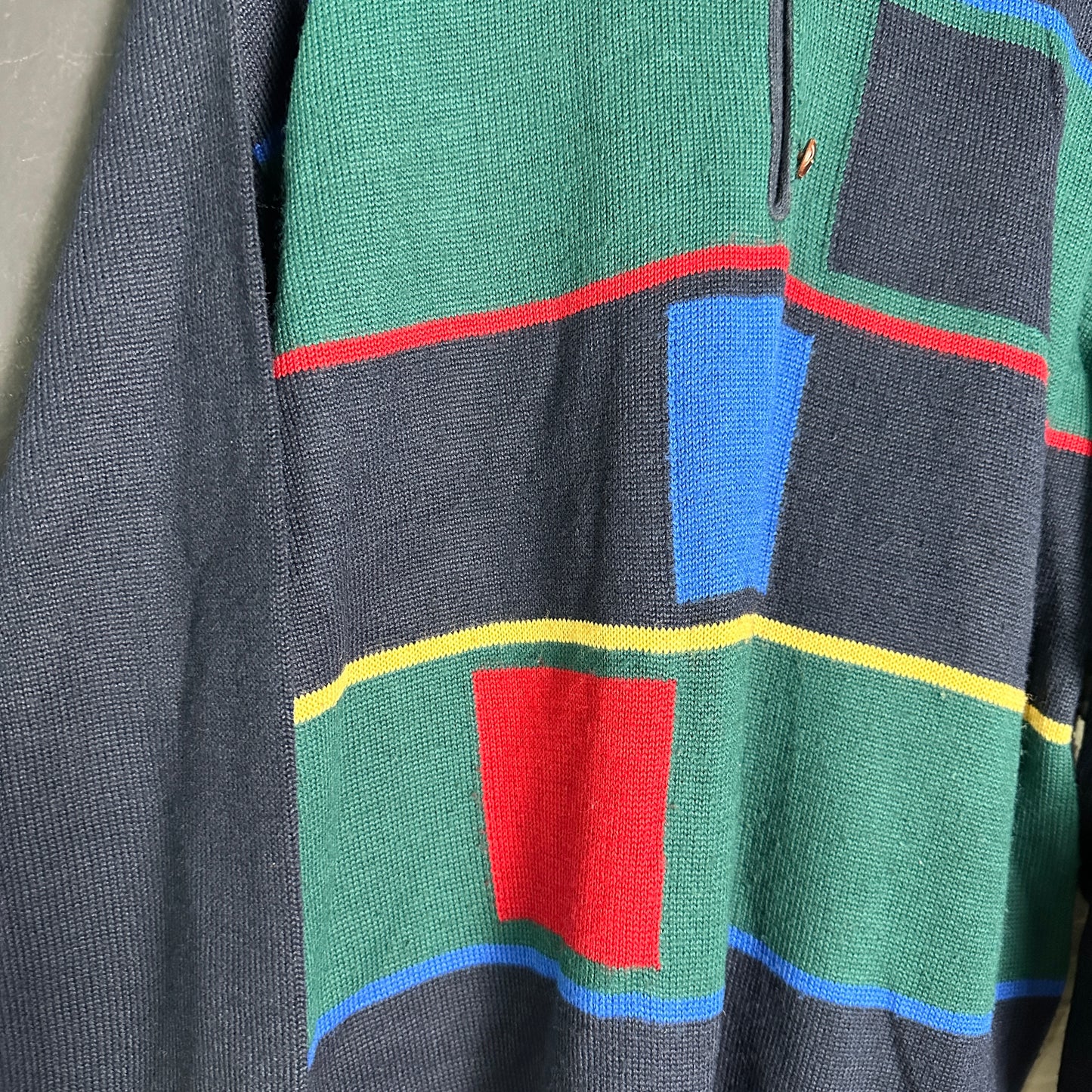 Vintage Colorblock Sweater