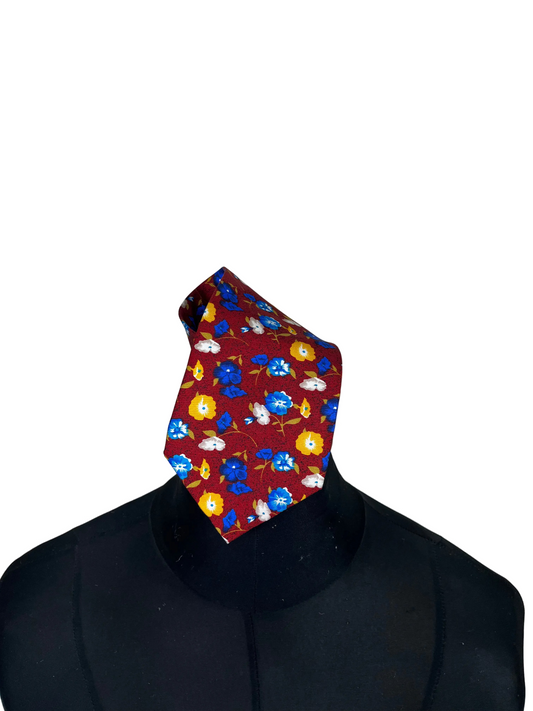 Giani Feroti Red Floral Necktie