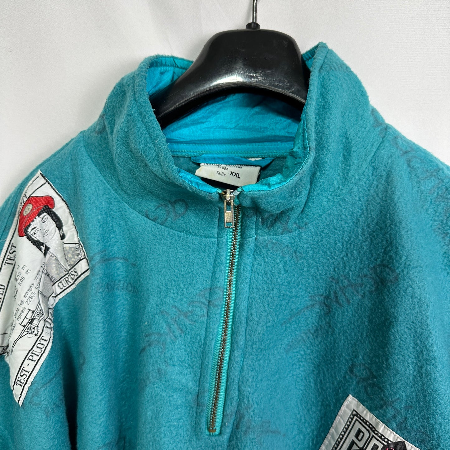 Vintage 80s Luigi Lamberto Fleece Quarter Zip 2XL / 3XL