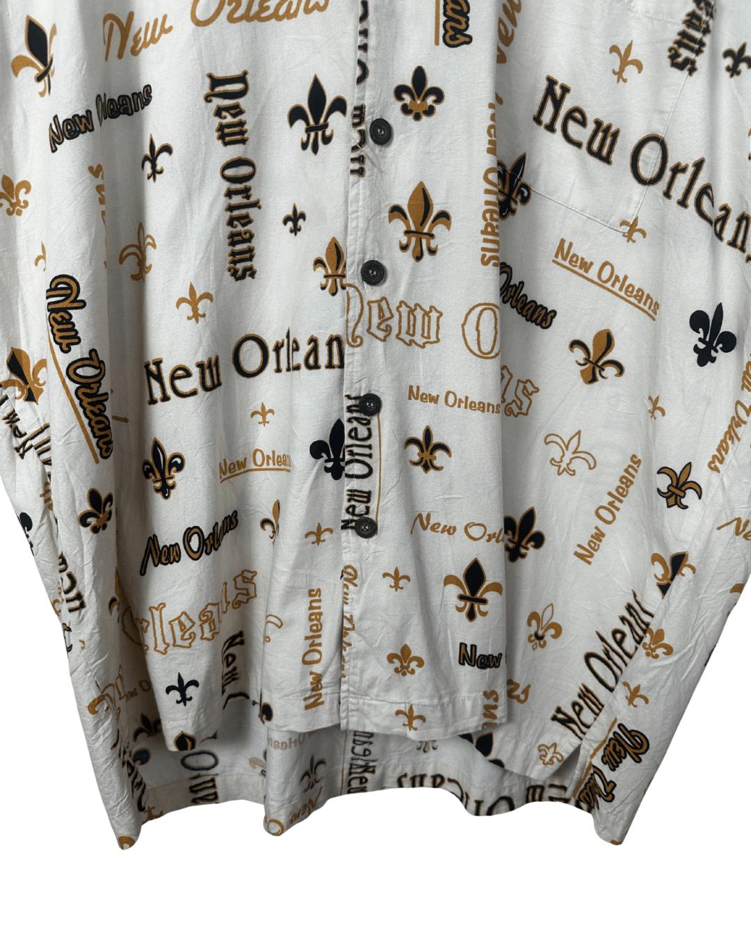 David Carey Letter Print Shirt - 2XL - Funkify