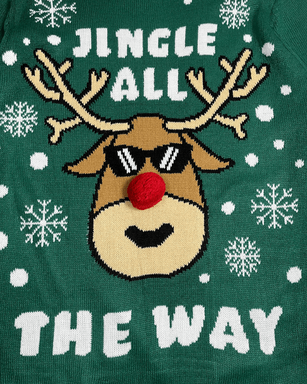 Jingle All the Way Christmas Sweater XL - Funkify