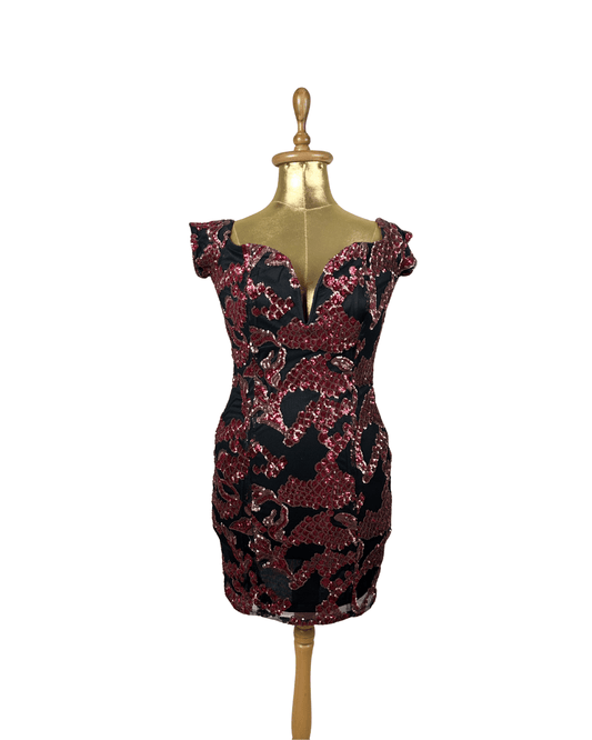 Missi London Sequin Dress - Medium - Funkify