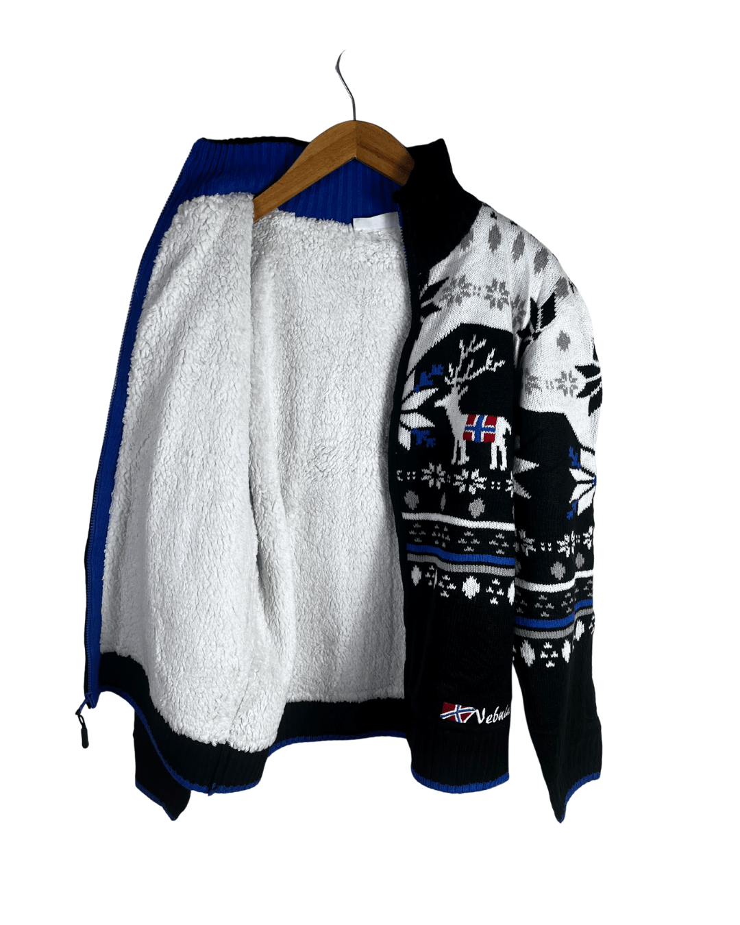 Nebulus Fleece - Lined Christmas Themed Jacket - Large - Funkify