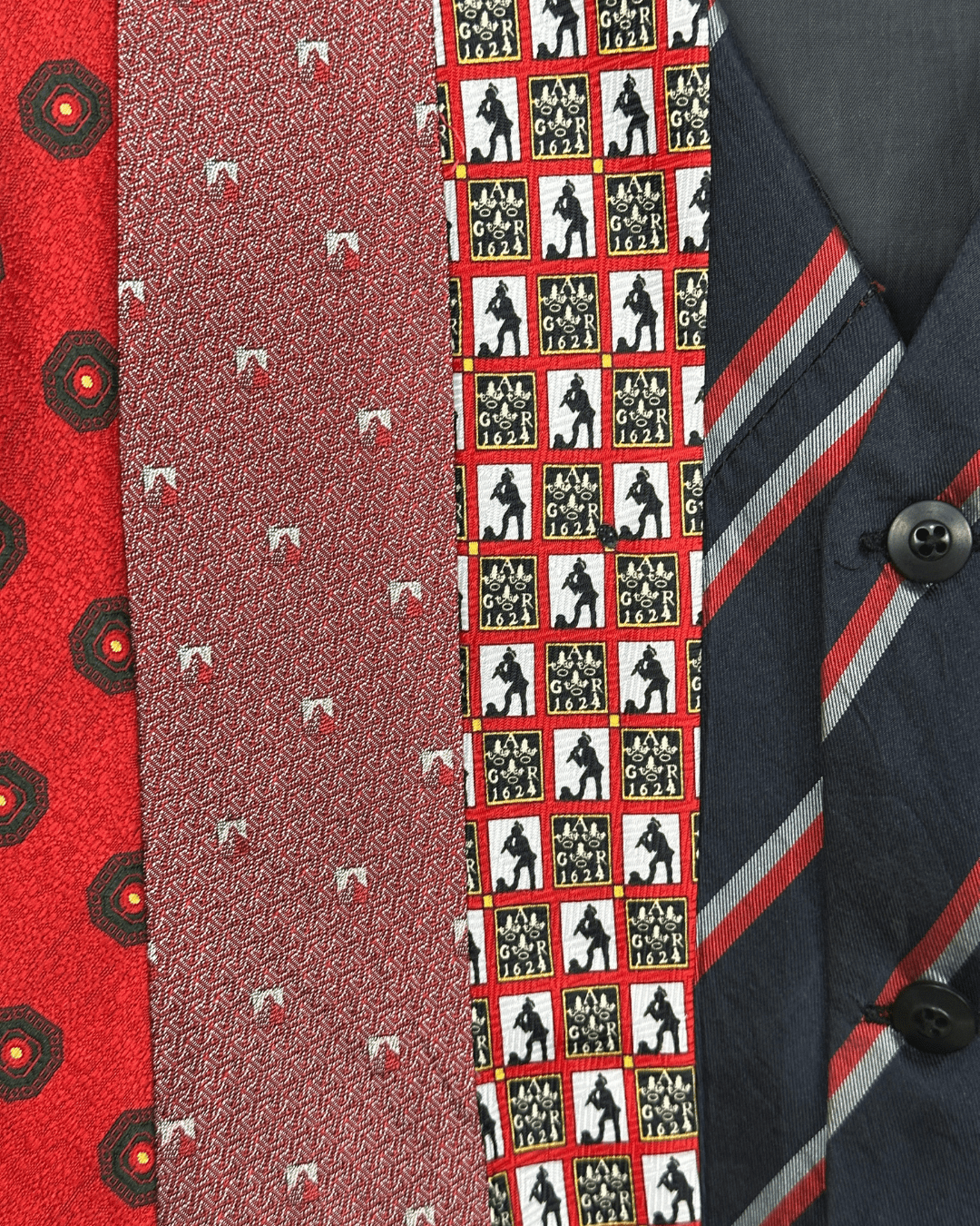 Retied Upcycled Neckties Vest - Small - Funkify