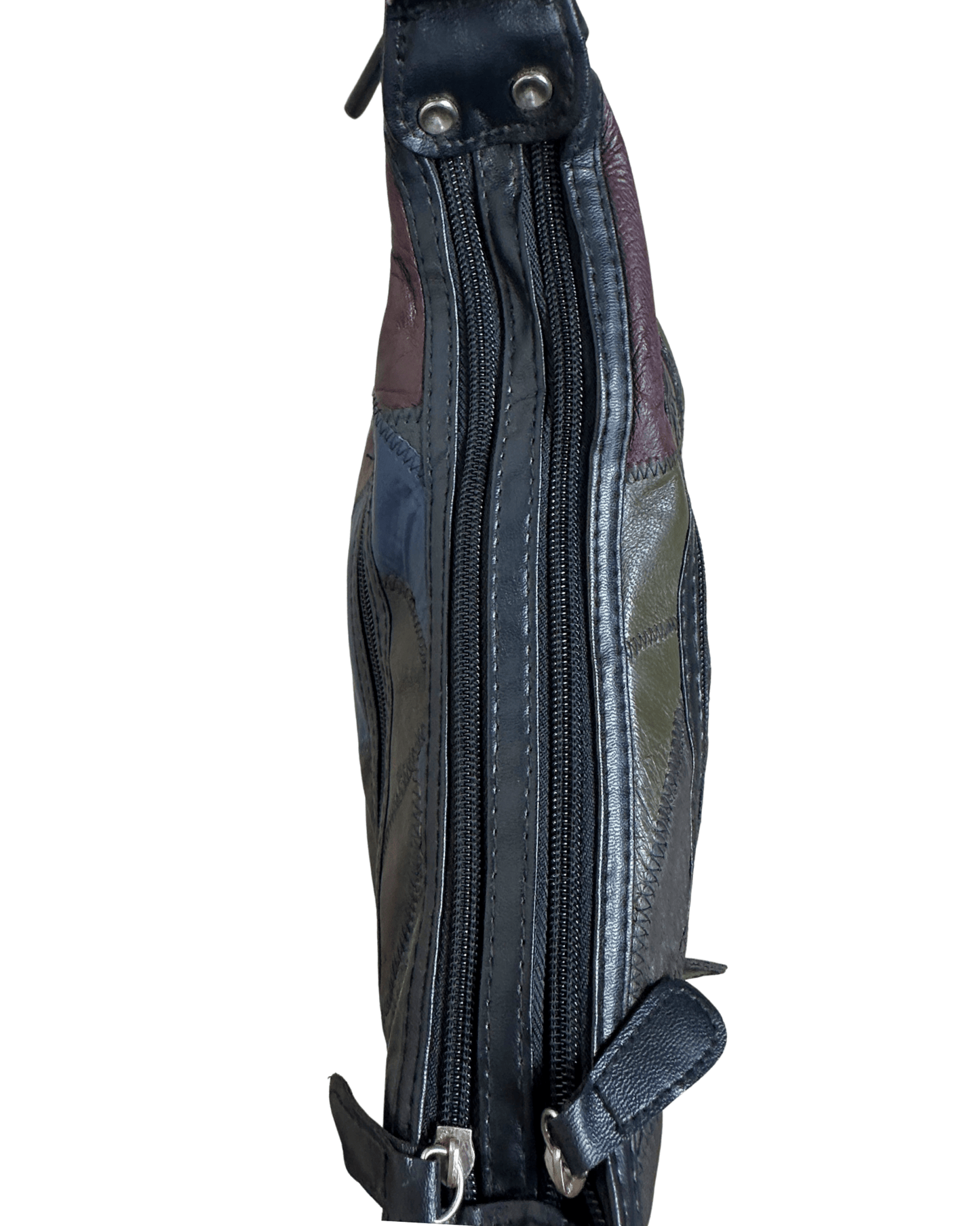 Treviso Multicolor Patch Work Genuine Leather Shoulder Bag - Funkify