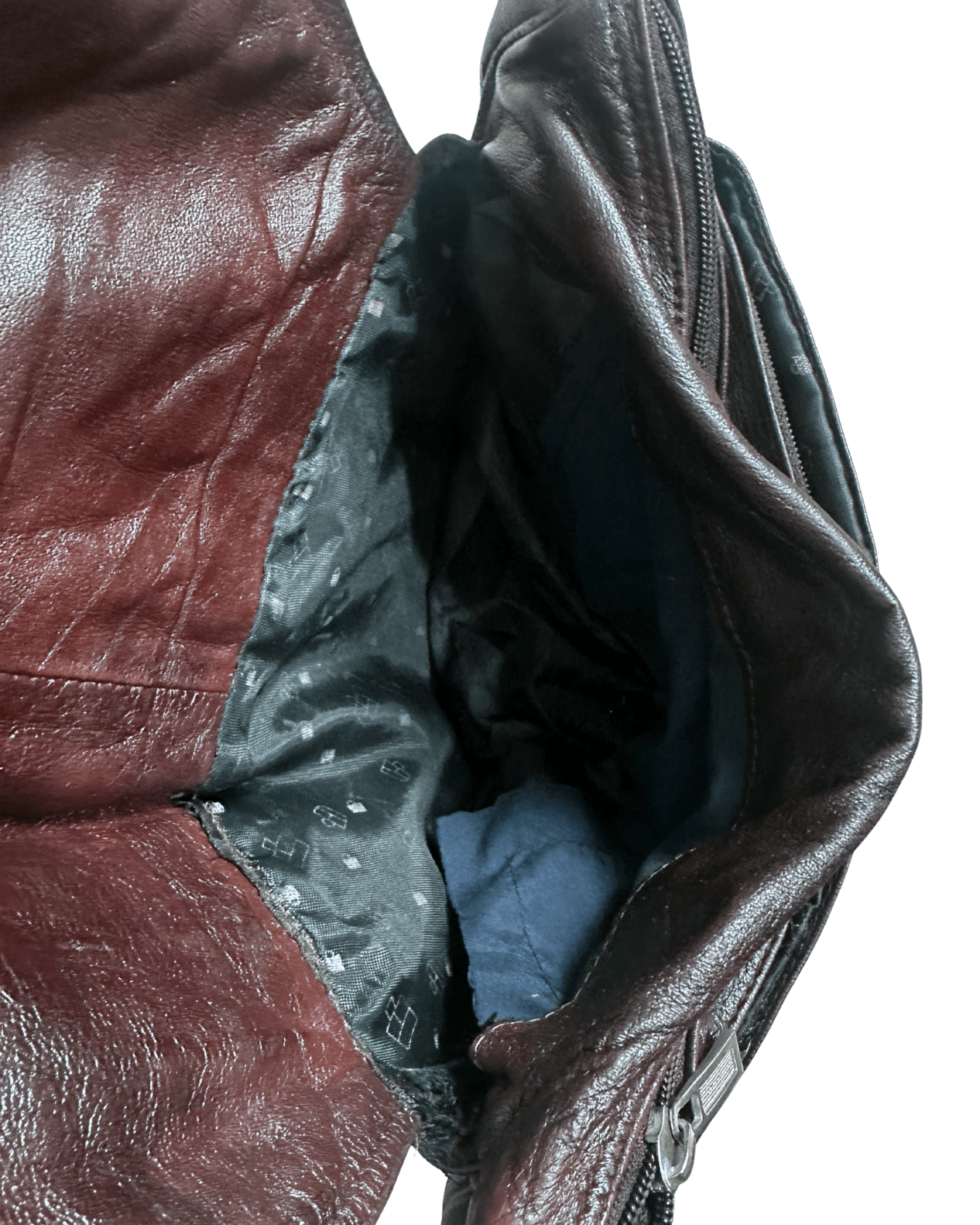 Vintage Embossed Egyptian Pharaonic Genuine Leather Bag - Funkify