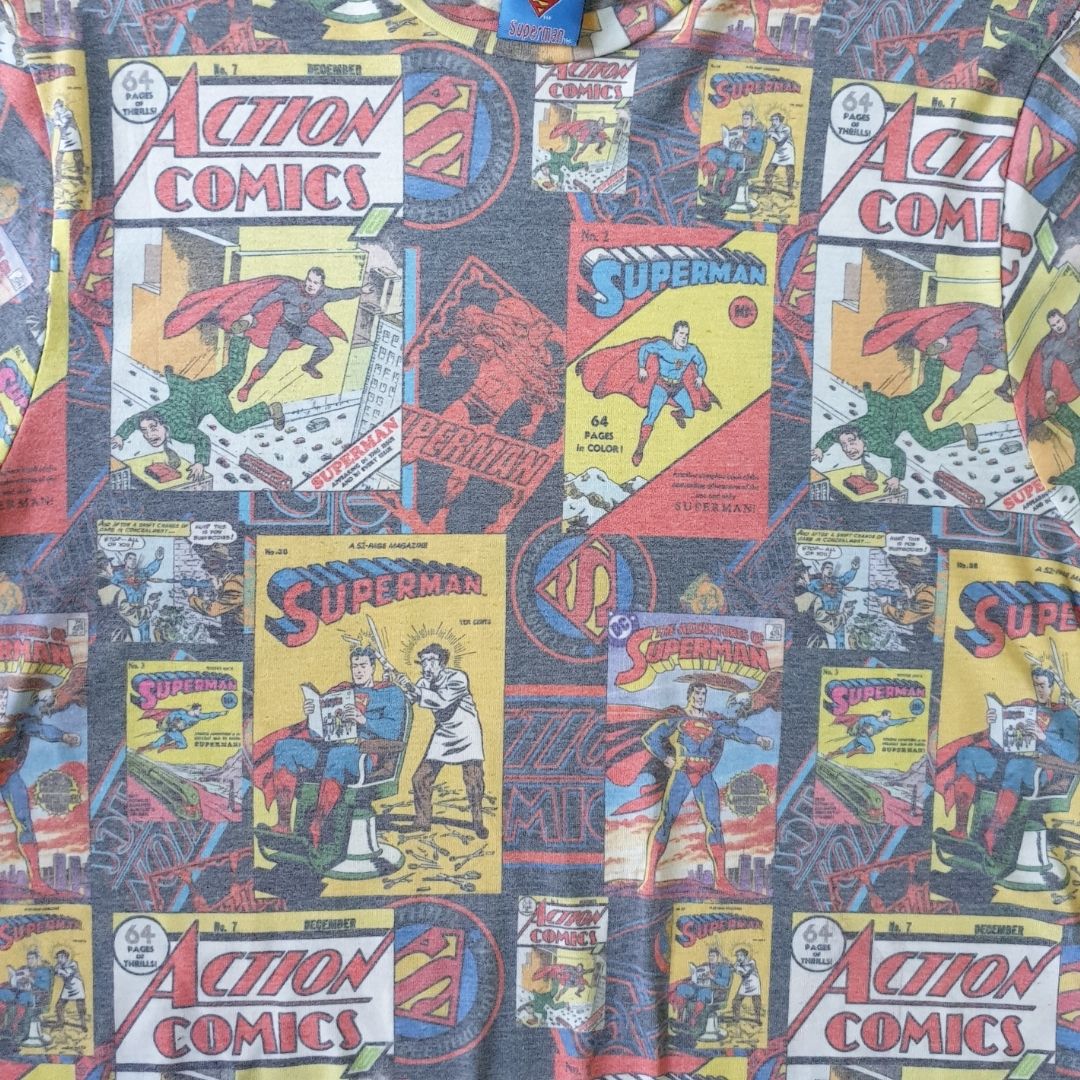 Superman Comic Print T-shirt