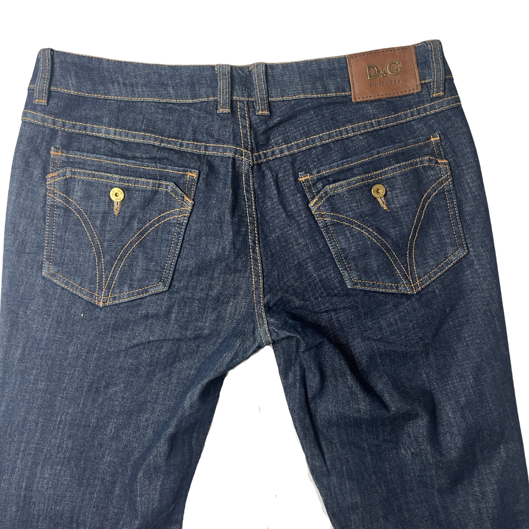 Vintage Y2K D&G 'Cute' Low-Waist Women's Jeans