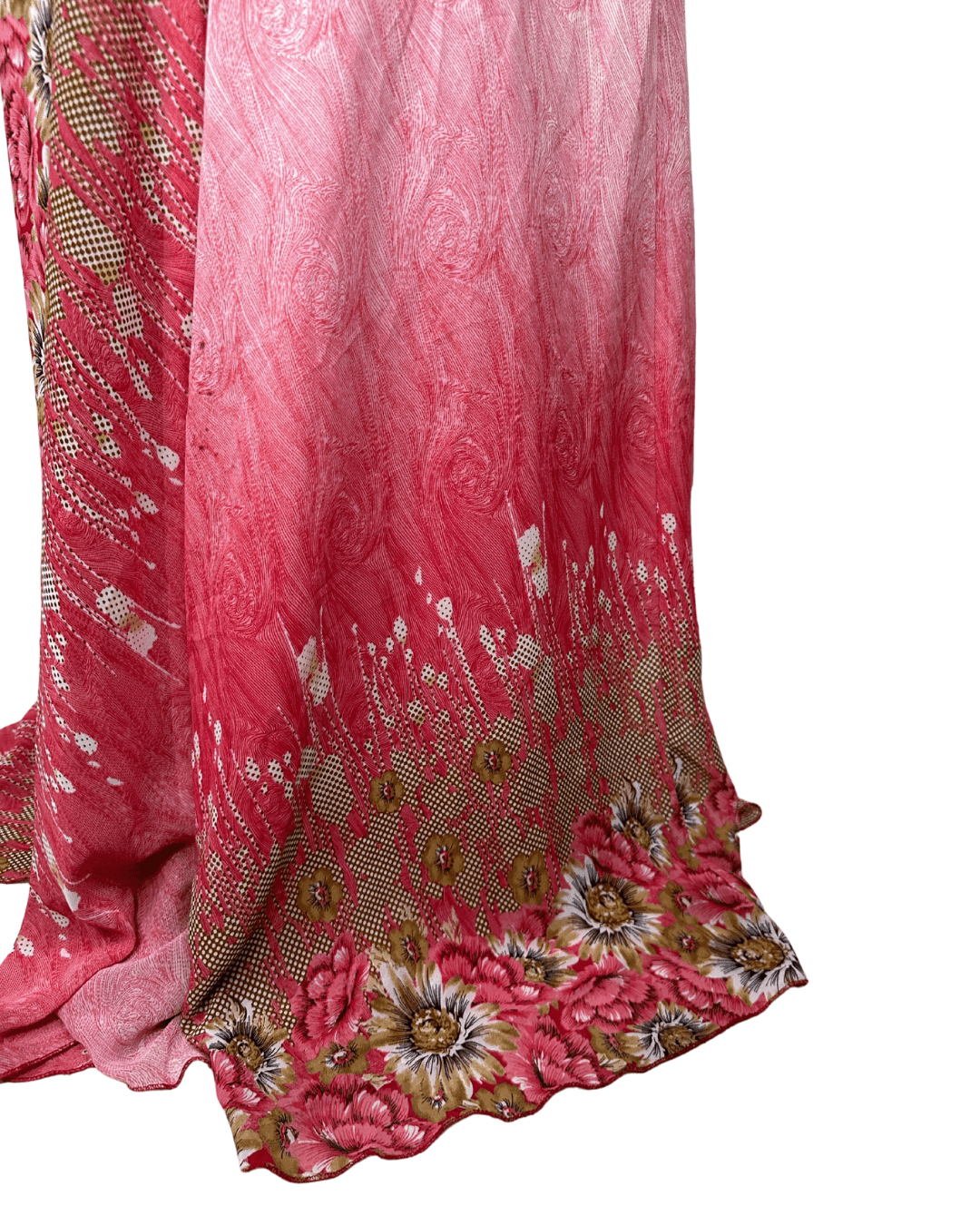 00s Y2K Halter Maxi Dress with Denim Bodice & Red Leather Belt Detail - Funkify