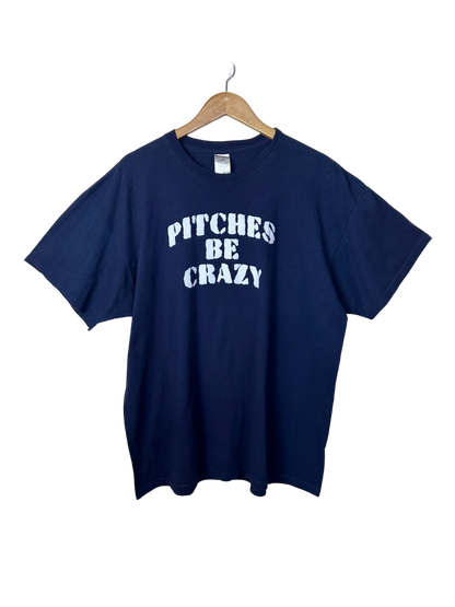 Baseball 'Pitches Be Crazy' #9  Graphic T-shirt 2XL