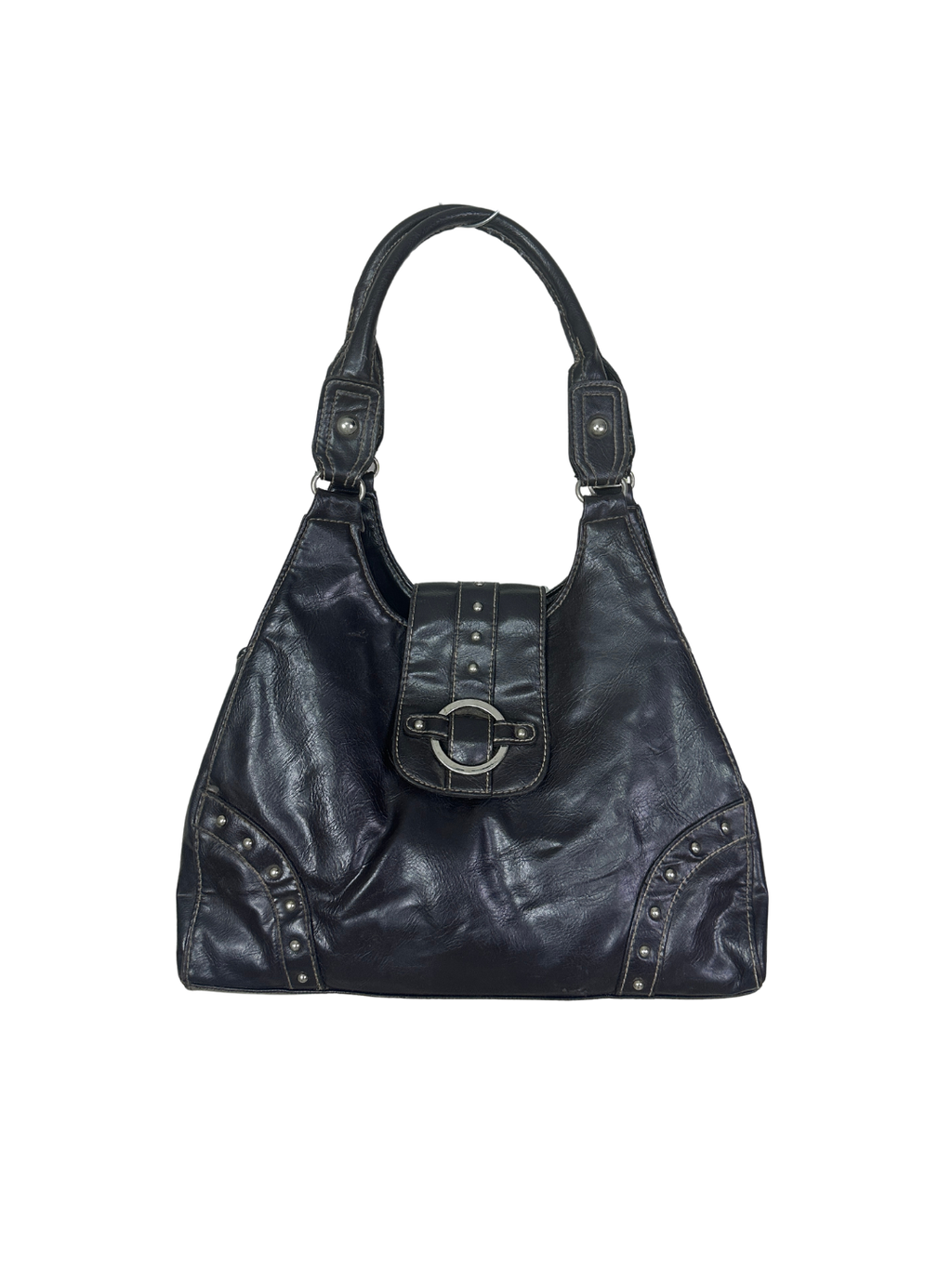 Vintage Dark Brown Genuine Leather Bag