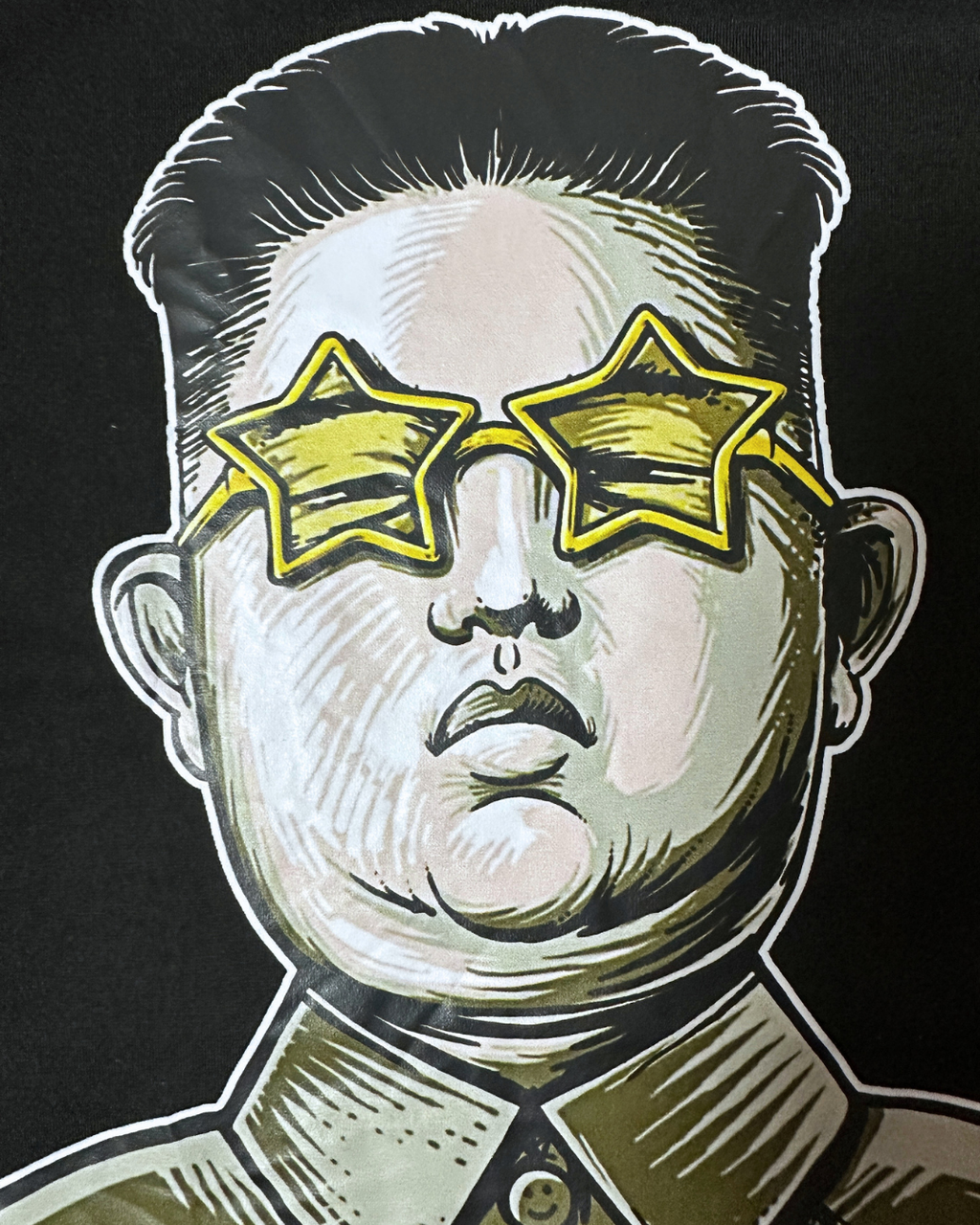 Kim Jong Un "Rocketman" Elton John Parody Graphic T-Shirt