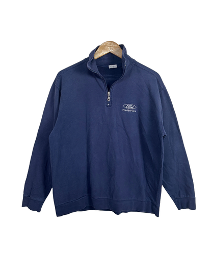 Ford Service Quarter Zip Sweatshirt Large