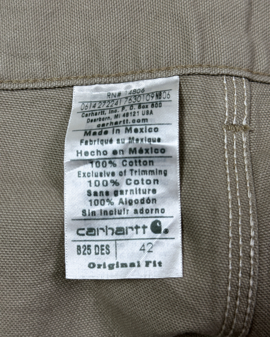 Carhartt Carpenter Shorts 42