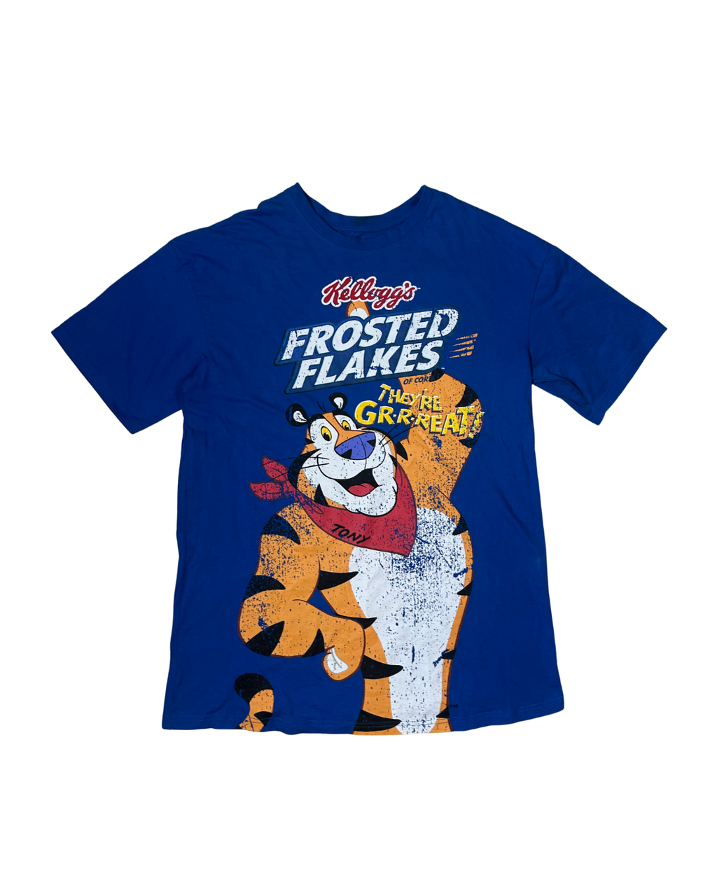 Official Vintage Kellogg's Frosted Flakes Tony the Tiger Graphic T-Shirt