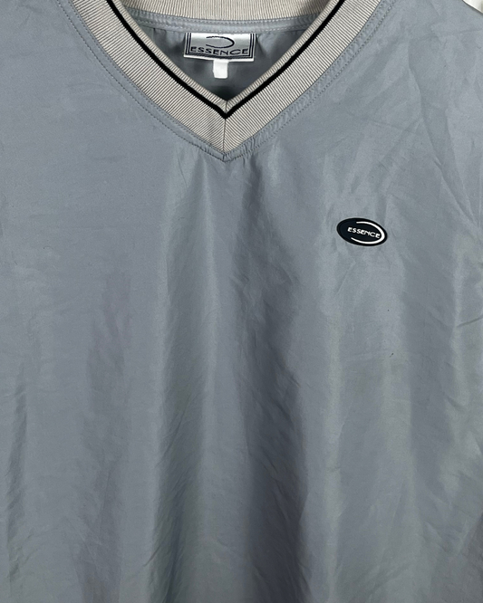 Vintage 90s Essence V-neck Windbreaker Vest Large