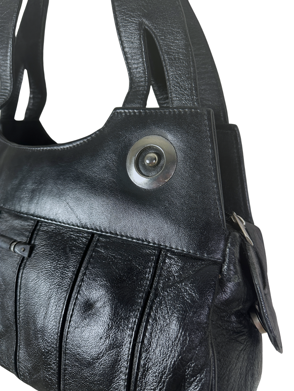 Vintage Erom Genuine Leather Shoulder Bag