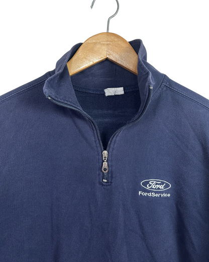 Ford Service Quarter Zip Sweatshirt Large