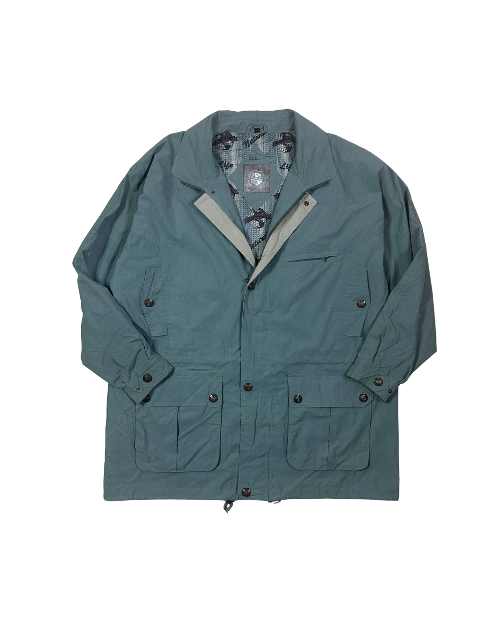 Vintage Natural Life Blue Utility Jacket