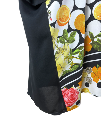 Vintage Creation Paris Lemon Patterned Shirt