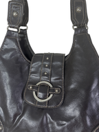 Vintage Dark Brown Genuine Leather Bag