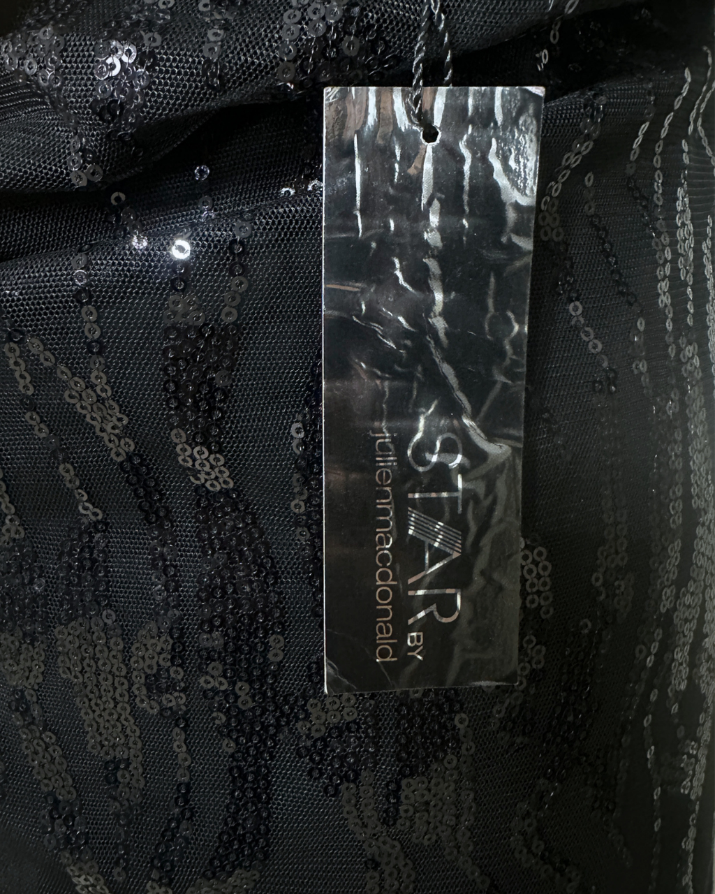 NWT By Juliene Mcdonald Sequin Backless Jumpsuit - Size 18