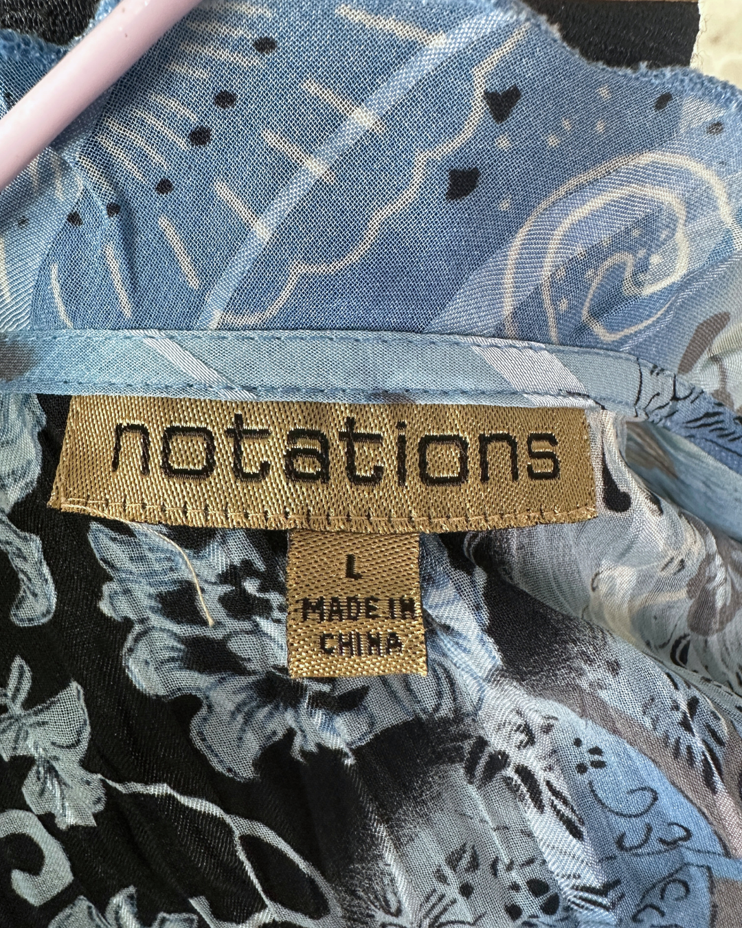 Notations Tie-Front Ruffled Blouse  – Lightweight & Flowy