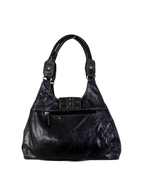 Vintage Dark Brown Genuine Leather Bag